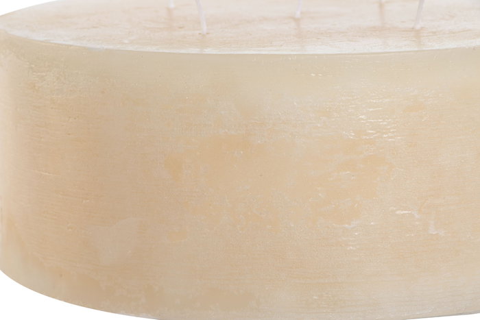 DKD Home Decor Vela Basicos Crema 25 x 10 x 25 cm