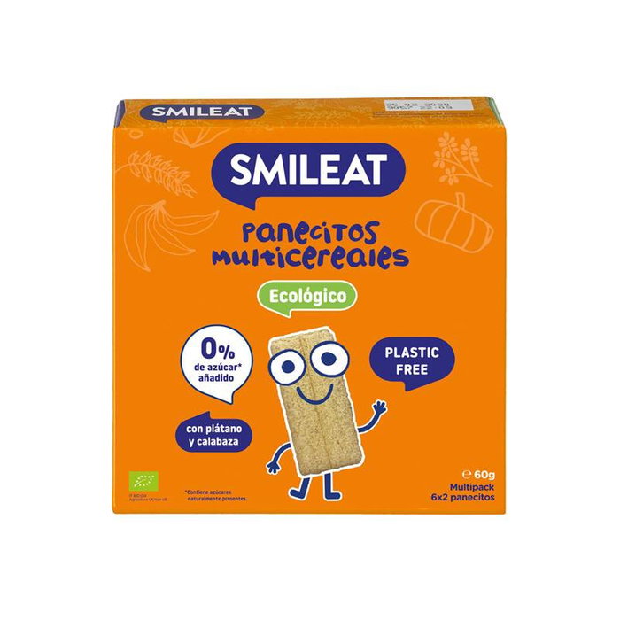 SMILEAT Panecitos Ecológicos Multicereales 500 g