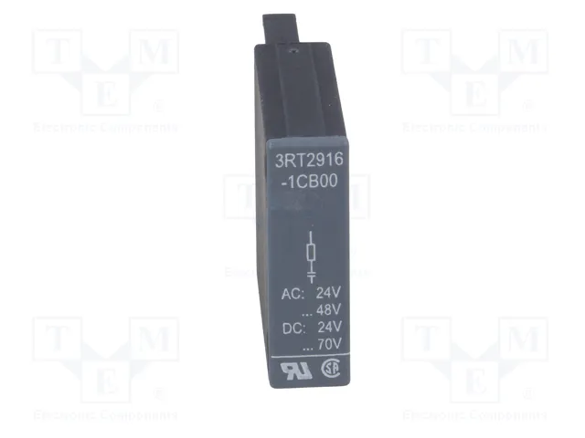 SIEMENS 3RT2916-1CB00 Limitador de sobretensiones filtro RC S00 24-48VAC SIEMENS 3RT2916-1CB00 Limitador de sobretensiones filtro RC S00 24-48VAC