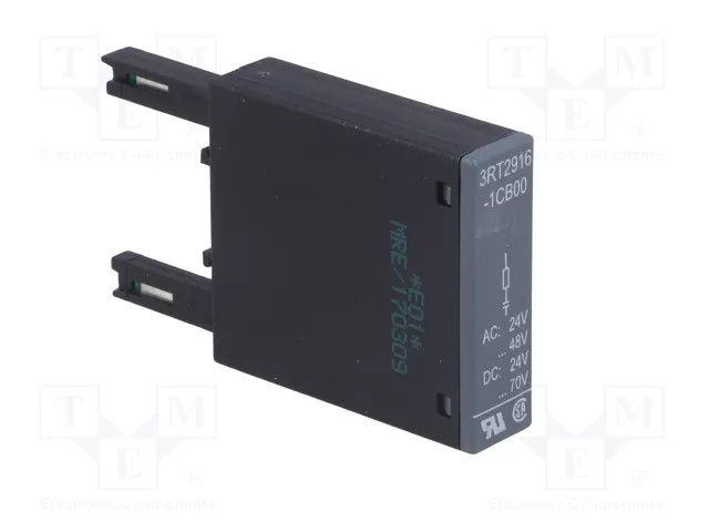 SIEMENS 3RT2916-1CB00 Limitador de sobretensiones filtro RC S00 24-48VAC SIEMENS 3RT2916-1CB00 Limitador de sobretensiones filtro RC S00 24-48VAC