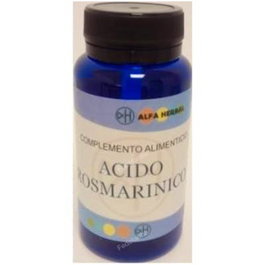 ALFA HERBAL Ácido Rosmarínico 90 Cápsulas - Soporte Nervioso, Hepatoprotector, Calmante Migrañas, Digestivo, Antiespasmódico