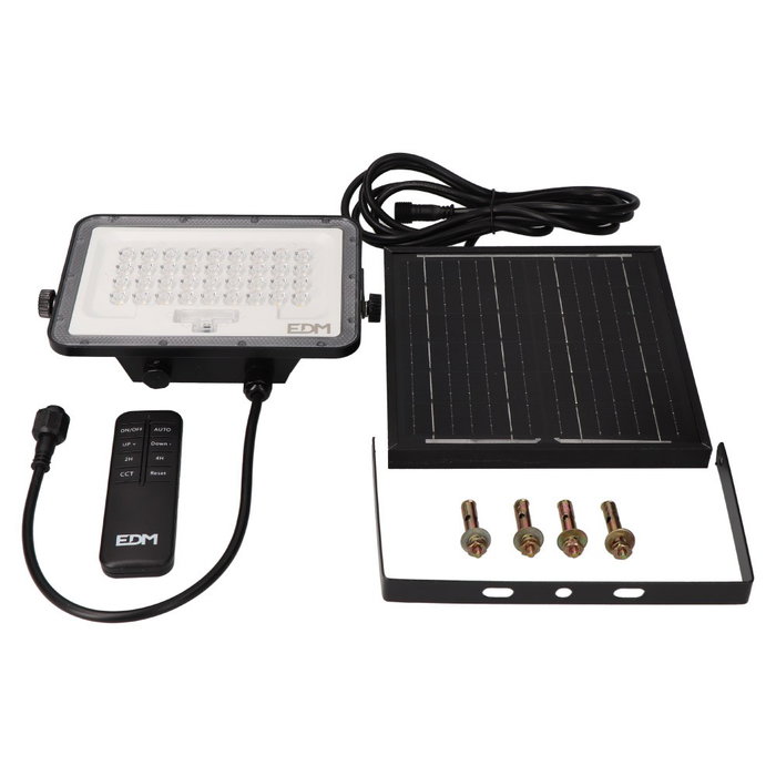 Edm Foco proyector LED solar 50W 800lm 3CCT