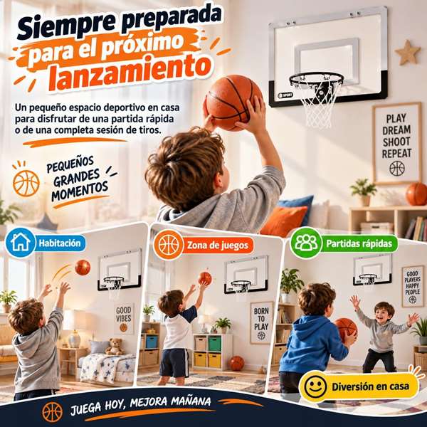 Jugatoys Canasta de Baloncesto transparente 45,50x30,5cm