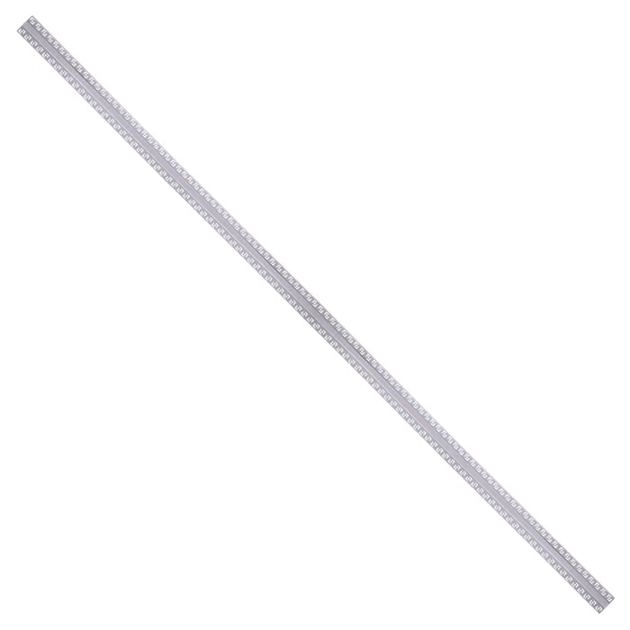 BX3 LIGHT Perfil de Aluminio Empotrable en Escayola/Pladur para Tiras LED 9mm - 2 Metros, Modelo PA-639-2M, Acabado Arquitectónico