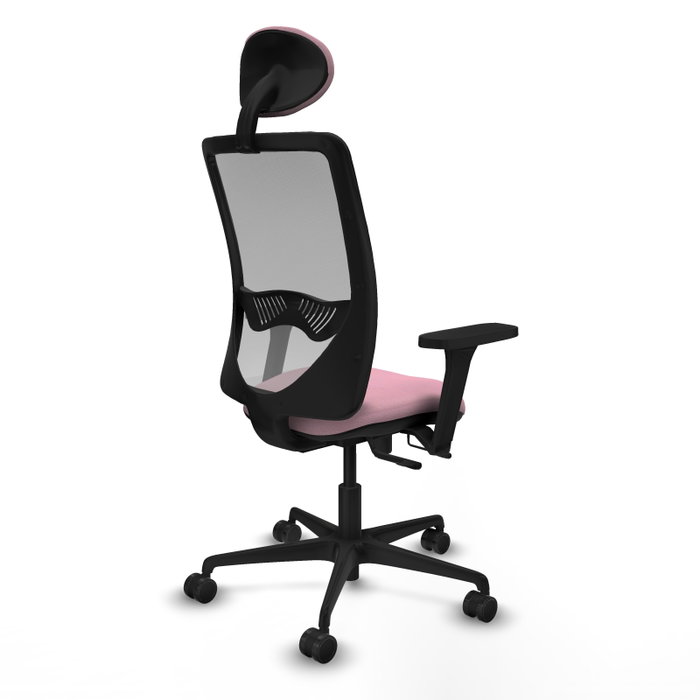PIQUERAS Y CRESPO Silla de oficina Zulema Rosa y Gris PIQUERAS Y CRESPO Silla de oficina Zulema Rosa y Gris
