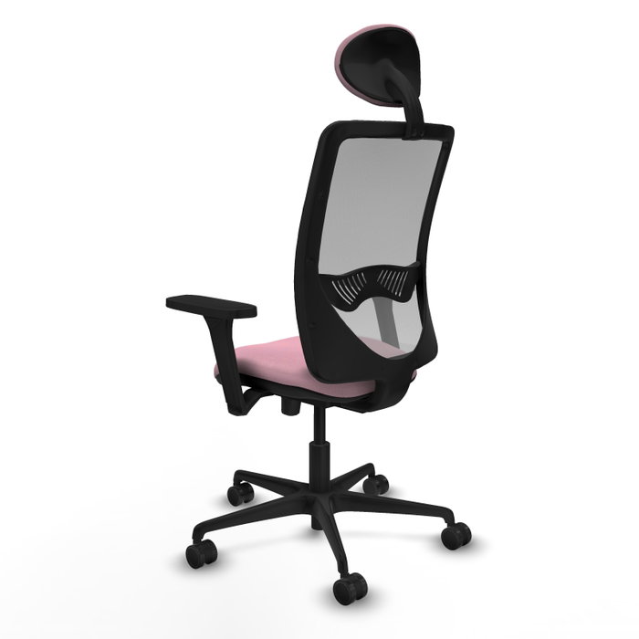 PIQUERAS Y CRESPO Silla de oficina Zulema Rosa y Gris PIQUERAS Y CRESPO Silla de oficina Zulema Rosa y Gris