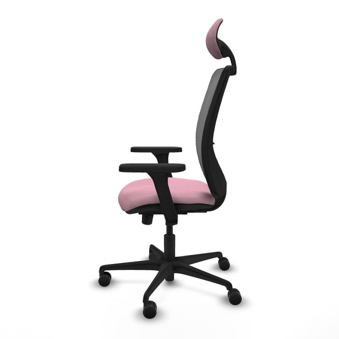 PIQUERAS Y CRESPO Silla de oficina Zulema Rosa y Gris PIQUERAS Y CRESPO Silla de oficina Zulema Rosa y Gris