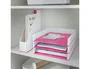 LEITZ Bandeja de Sobremesa WOW Dual Fucsia Metalizado/Blanco