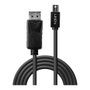 LINDY Cable DisplayPort a Mini DisplayPort 5 m, Negro, 1.2, Resolución 2560 x 1600, Ref. 41648
