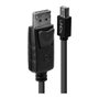 LINDY Cable DisplayPort a Mini DisplayPort 5 m, Negro, 1.2, Resolución 2560 x 1600, Ref. 41648