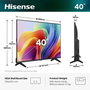 Hisense 40A49S Smart TV Full HD de 40 pulgadas