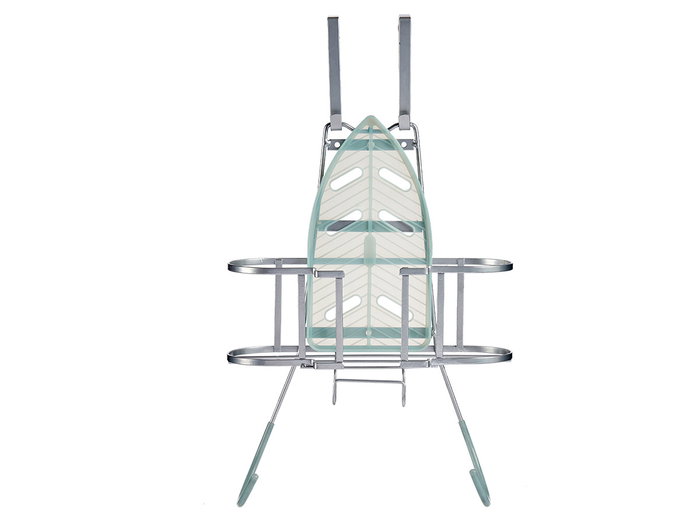 Kipit Soporte para Plancha y Tabla de Planchar 13.5x42.5x30.5 cm Hierro y Silicona Plata (Set de 6) Kipit Soporte para Plancha y Tabla de Planchar 13.5x42.5x30.5 cm Hierro y Silicona Plata (Set de 6)