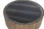 DKD Home Decor Mesa de Centro Abeto y MDF Natural 90x90x30 cm