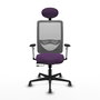 PIQUERAS Y CRESPO Silla de oficina Zulema Morada con Mecanismo Sincro/Traslack