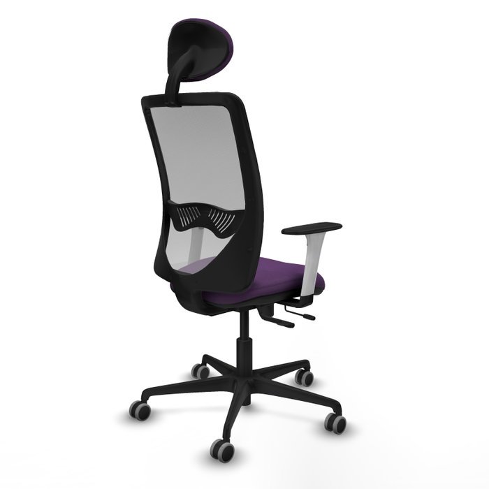 PIQUERAS Y CRESPO Silla de oficina Zulema Morada con Mecanismo Sincro/Traslack