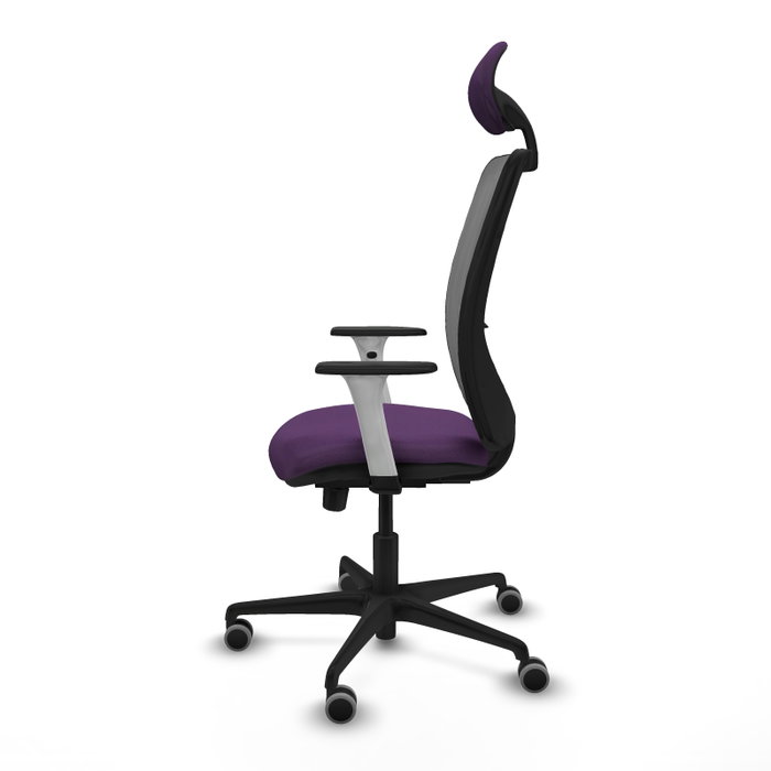 PIQUERAS Y CRESPO Silla de oficina Zulema Morada con Mecanismo Sincro/Traslack