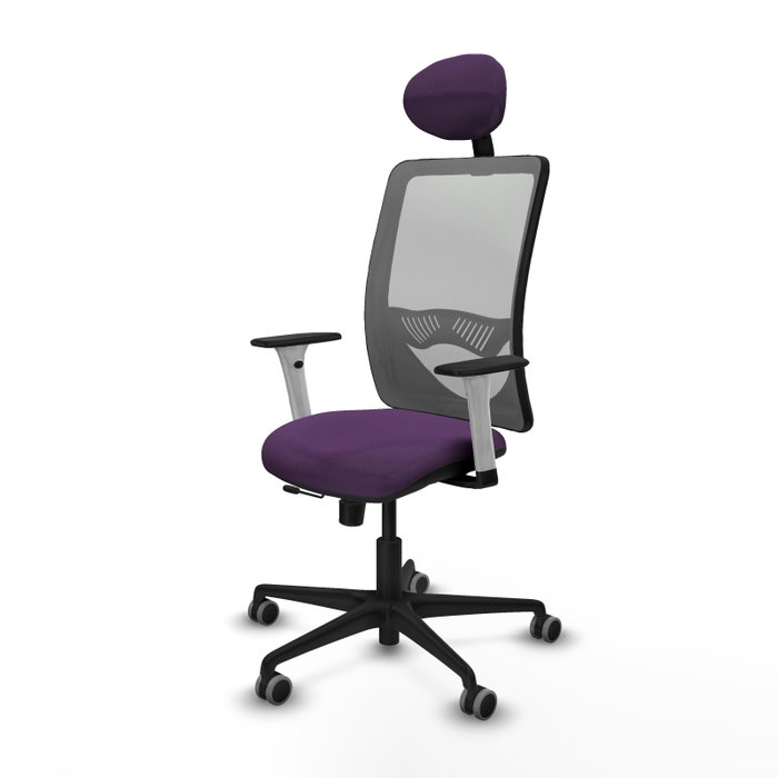 PIQUERAS Y CRESPO Silla de oficina Zulema Morada con Mecanismo Sincro/Traslack