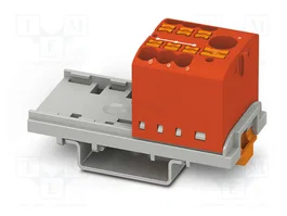 PHOENIX CONTACT PTFIX 6/6X25-NS35RD Conector de Carril Rojo
