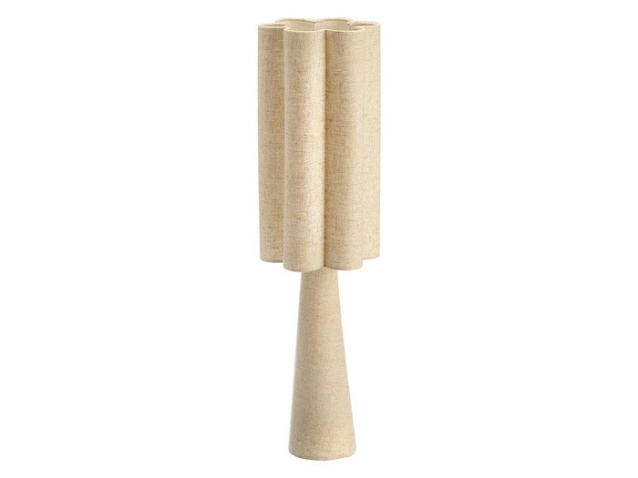 Giftdecor Lampara Flor 74 cm Natural Metal Papel 20x20x42 cm (Set de 4)