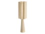 Giftdecor Lampara Flor 74 cm Natural Metal Papel 20x20x42 cm (Set de 4)