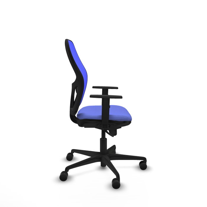 PIQUERAS Y CRESPO Silla de oficina Jorquera con mecanismo Sincro, Azul claro/Azul PIQUERAS Y CRESPO Silla de oficina Jorquera con mecanismo Sincro, Azul claro/Azul