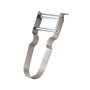 San Ignacio Pelador SG-7282-6 Acero Inoxidable Cuchilla Lisa Ideal Verduras 7 x 11 cm