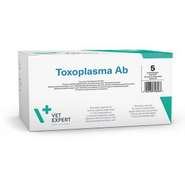 VET EXPERT VET RAPID SINGLE TOXOPLASMA AB 5 TEST VET