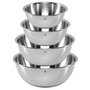 WMF Set de cuencos de cocina Gourmet de 4 piezas en acero inoxidable plata