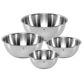 WMF Set de cuencos de cocina Gourmet de 4 piezas en acero inoxidable plata