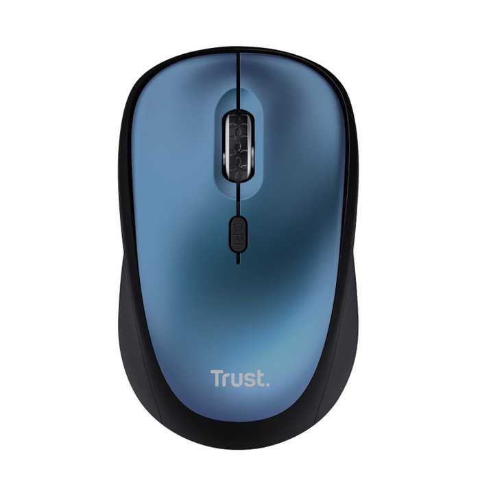 Trust Yvi+ Ratón Óptico Inalámbrico Azul 1600 DPI