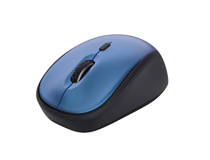 Trust Yvi+ Ratón Óptico Inalámbrico Azul 1600 DPI
