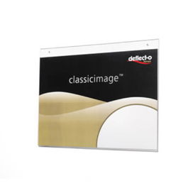 Deflecto Expositor de Pared Formato A3 Horizontal 48000