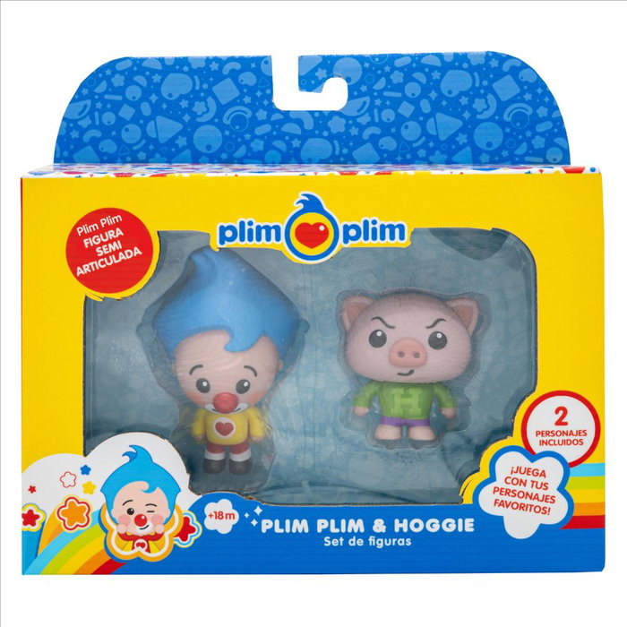 Bandai Pack de 2 Figuras de Plimplim: Gimnasta y Hoogie