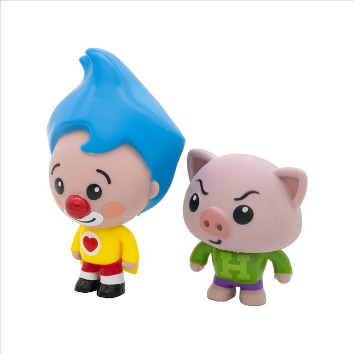 Bandai Pack de 2 Figuras de Plimplim: Gimnasta y Hoogie