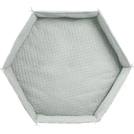 Roba ROB4005317329215 Tapete para corralito de bebé Acolchado Verde Mate para corralito hexagonal