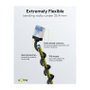 Goobay Ultraflexibles Cat.6a Patchkabel slim, U/FTP Negro 1m