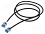GOOBAY Patch cord Cat 6a U/FTP Slim 1m Negro