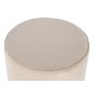 DKD Home Decor Set de 2 Reposapiés de Terciopelo Burdeos y Beige