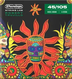 DUNLOP Juego Bajo Eléctrico Robert Trujillo Nickel 45-105