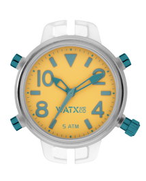 Watxandco RWA3047 Reloj para Mujer con Caja Transparente