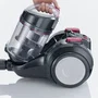 Severin SEV4008146038952 - Aspiradora Ciclónica sin Bolsa, 750 W, Capacidad 2 Litros, Color Negro y Rojo, Nivel de Ruido 79 dB