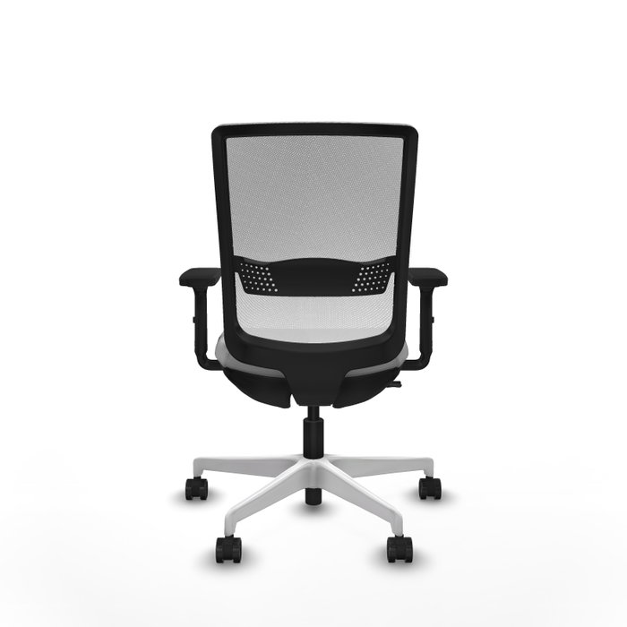 PIQUERAS Y CRESPO Silla de oficina Haches Gris claro y Blanco PIQUERAS Y CRESPO Silla de oficina Haches Gris claro y Blanco