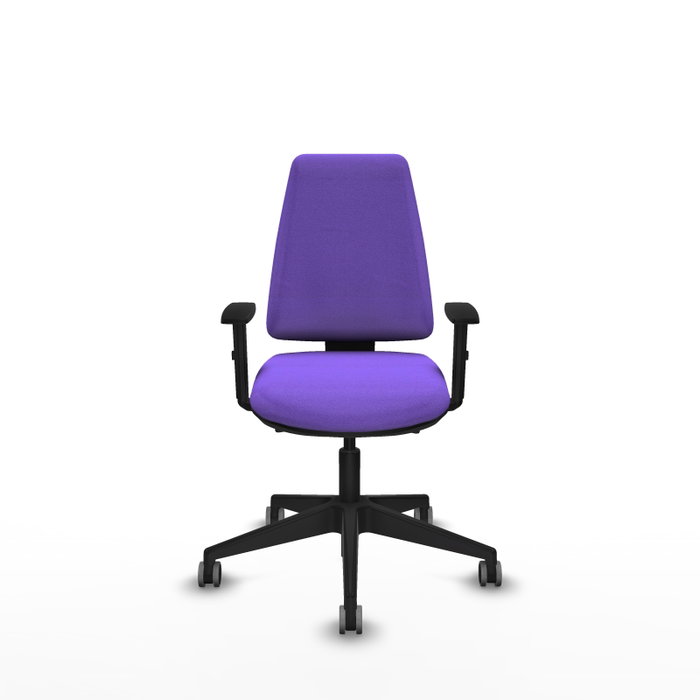 PIQUERAS Y CRESPO Silla de oficina Elche Lila con mecanismo Asincro