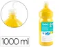 Liderpapel Tempera liquida escolar superlavable 1000 ml amarillo