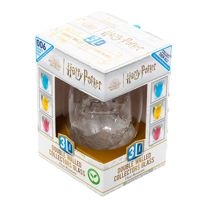PYRAMID Vaso 3D Doble Pared Hedwig Harry Potter 9,3x10,7x9,3cm