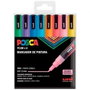 Uni-Ball Posca PC-3M Estuche de 8 Marcadores de Pintura Surtidos Purpurina