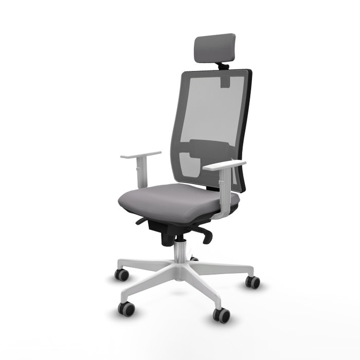 PIQUERAS Y CRESPO Silla de oficina Horna con mecanismo Sincro, Gris PIQUERAS Y CRESPO Silla de oficina Horna con mecanismo Sincro, Gris
