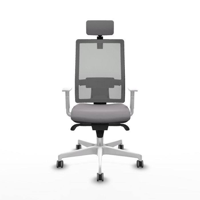 PIQUERAS Y CRESPO Silla de oficina Horna con mecanismo Sincro, Gris PIQUERAS Y CRESPO Silla de oficina Horna con mecanismo Sincro, Gris