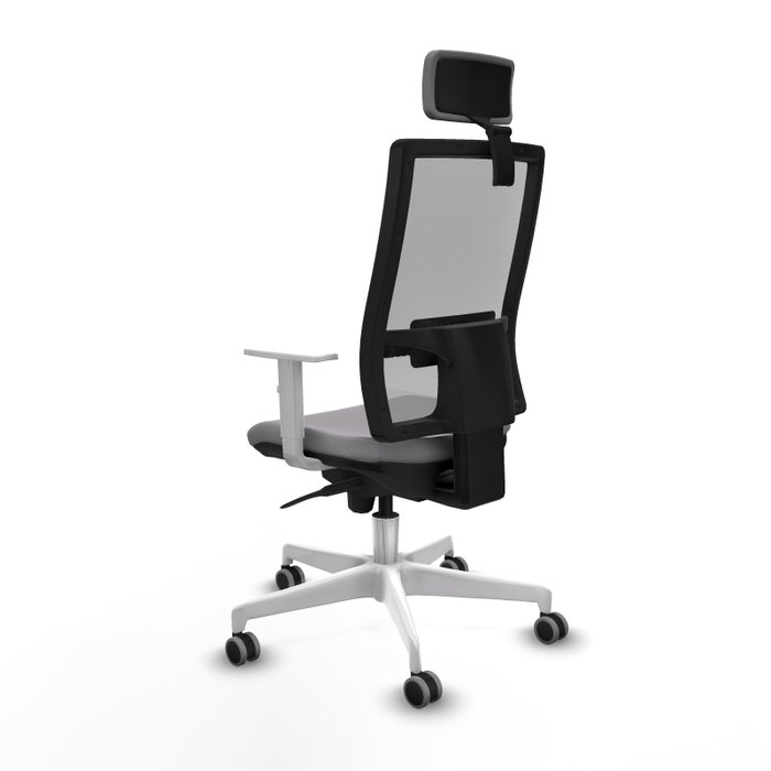 PIQUERAS Y CRESPO Silla de oficina Horna con mecanismo Sincro, Gris PIQUERAS Y CRESPO Silla de oficina Horna con mecanismo Sincro, Gris