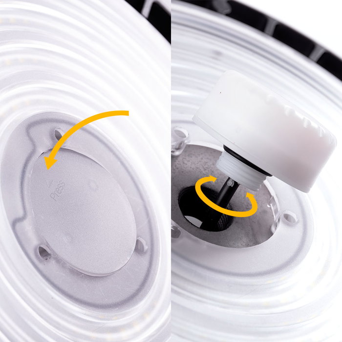 GreenIce Campana LED 100W 14.500Lm 6000K DALI IP65 GreenIce Campana LED 100W 14.500Lm 6000K DALI IP65